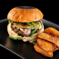 Hamburguesa de ternera en Gran Viana, Barrio Gótico